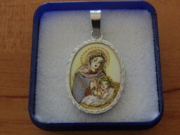 Stříbrný přívěsek - Madonka