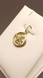 Zlatý přívěsek - Andělíček v rámečku