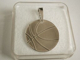 Stříbrný přívěsek - Basketbalový míč
