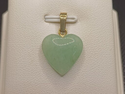 Zlatý přívěsek s polodrahokamem - Avanturin