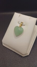 Zlatý přívěsek s polodrahokamem - Avanturin