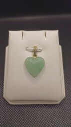 Zlatý přívěsek s polodrahokamem - Avanturin