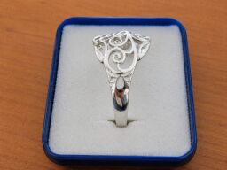 Stříbrný prsten - ornament