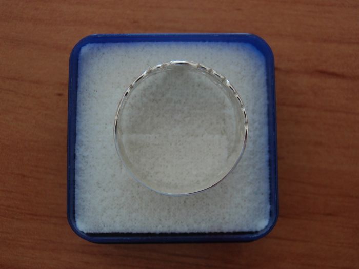 Stříbrný prsten - ornament