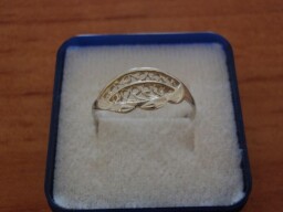 Stříbrný prsten - filigrán