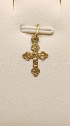 Zlatý přívěsek - Kříž malý