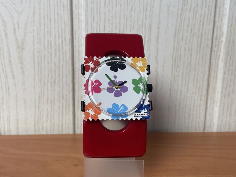 Hodinky S.T.A.M.P.S. - komplet bílý