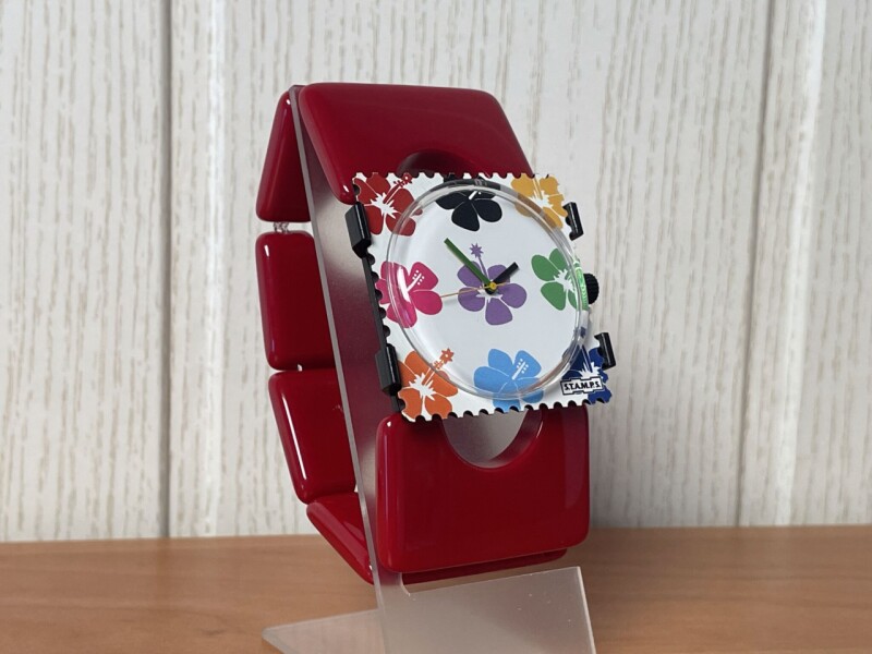 Hodinky S.T.A.M.P.S. - komplet bílý