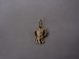 Zlatý dětský přívěsek - Slon
