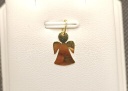 Zlatý přívěsek - andělíček hladký