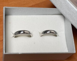 Stříbrné snubní prsteny