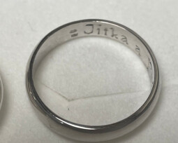 Stříbrné snubní prsteny