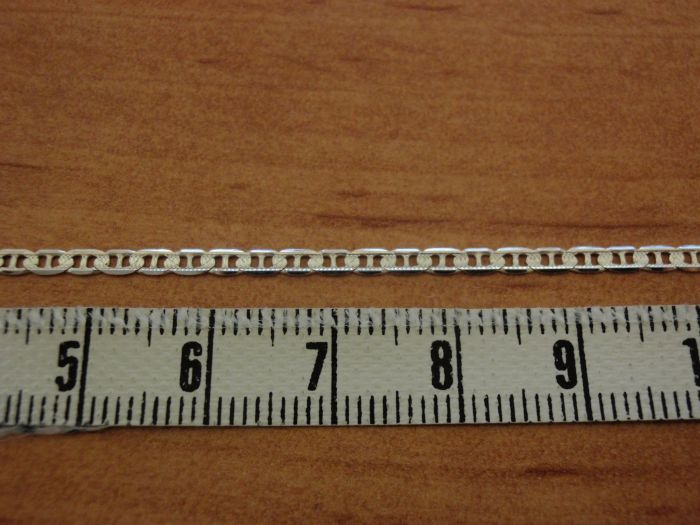 Stříbrný řetízek - plochý 0,6 "marina"