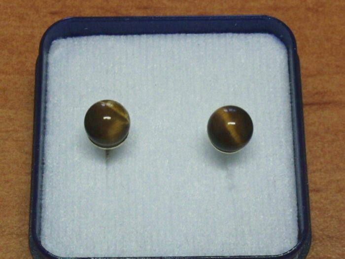 Zlaté náušnice na šroubek - kuličky 6mm