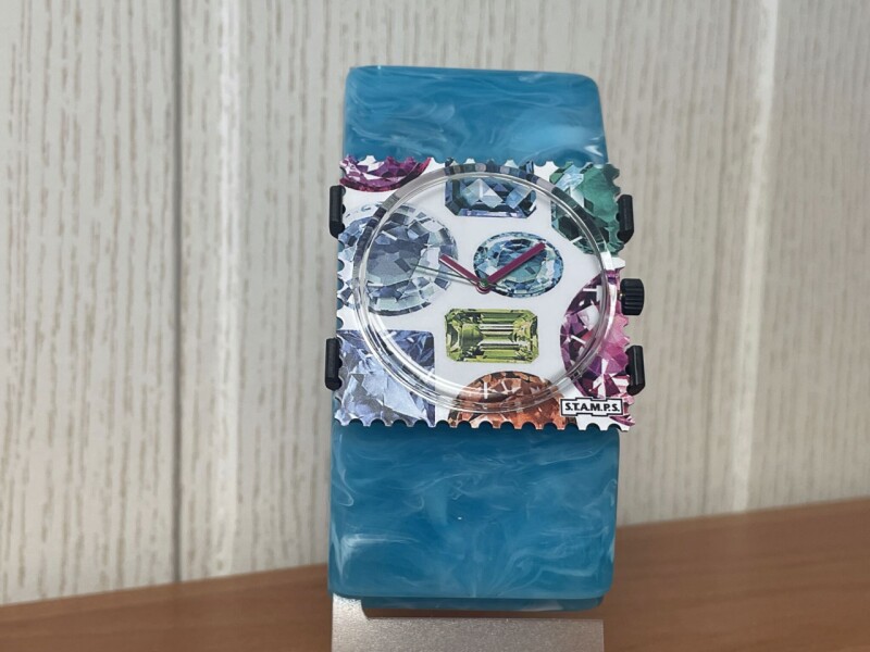 Hodinky S.T.A.M.P.S. - KOMPLET s drahokamy