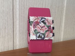 Hodinky S.T.A.M.P.S. - pink komplet