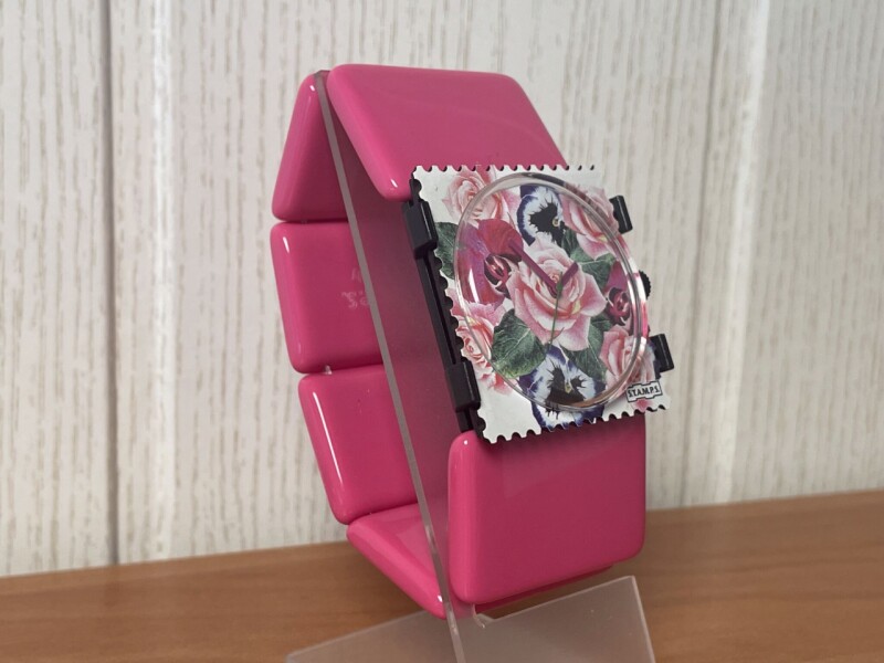 Hodinky S.T.A.M.P.S. - pink komplet