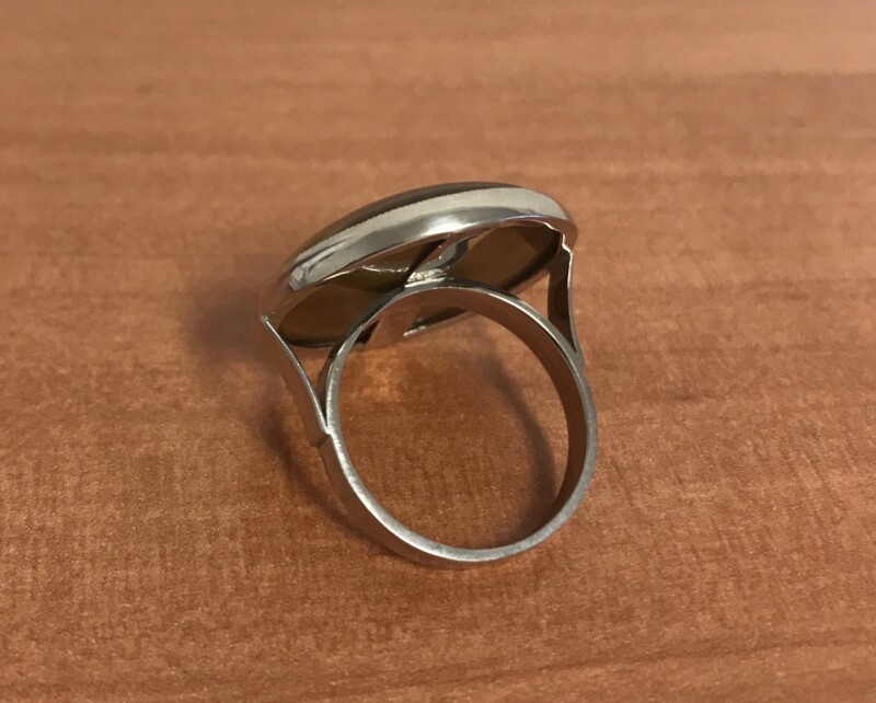 Stříbrný prsten s tygřím okem 